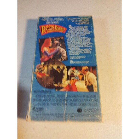 Vintage WHO FRAMED ROGER RABBIT VHS - Spielberg HOSKINS Christopher Lloyd - Picture 3 of 7